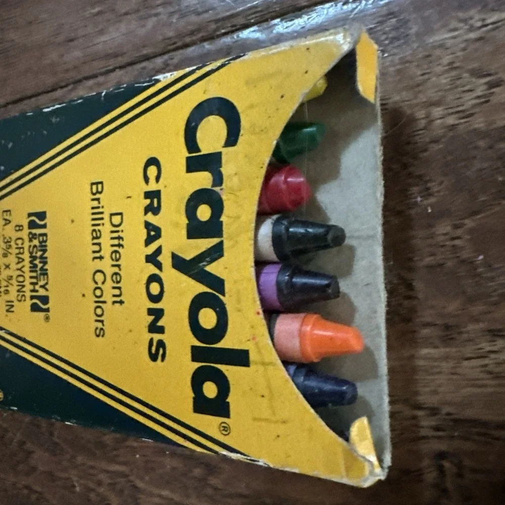 Vintage Crayola Crayons Lot 8,‎ 8, 24, 48 Binney & Smith